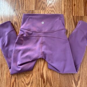 EUC, Lululemon Run: Top Speed Crop Legging Full-On Luxtreme, Size 2